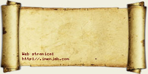 Jakov Aksentijević vizit kartica